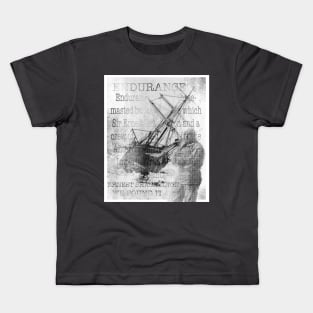 Ernest Shackleton endurance shipwreck Kids T-Shirt